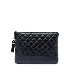 Pre-Loved Chanel Medium Aged Calfskin Gabrielle O Case Clutch